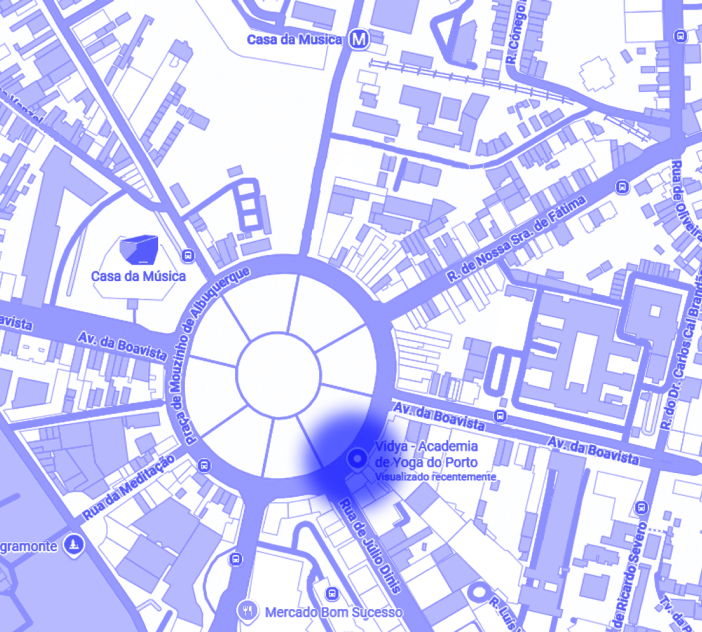 Mapa da localização da Vidya